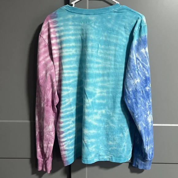 Chubbies Mens Sky's Out Thighs Out Long Sleeve Tie Dye Shirt Size Medium - Picture 3 of 6